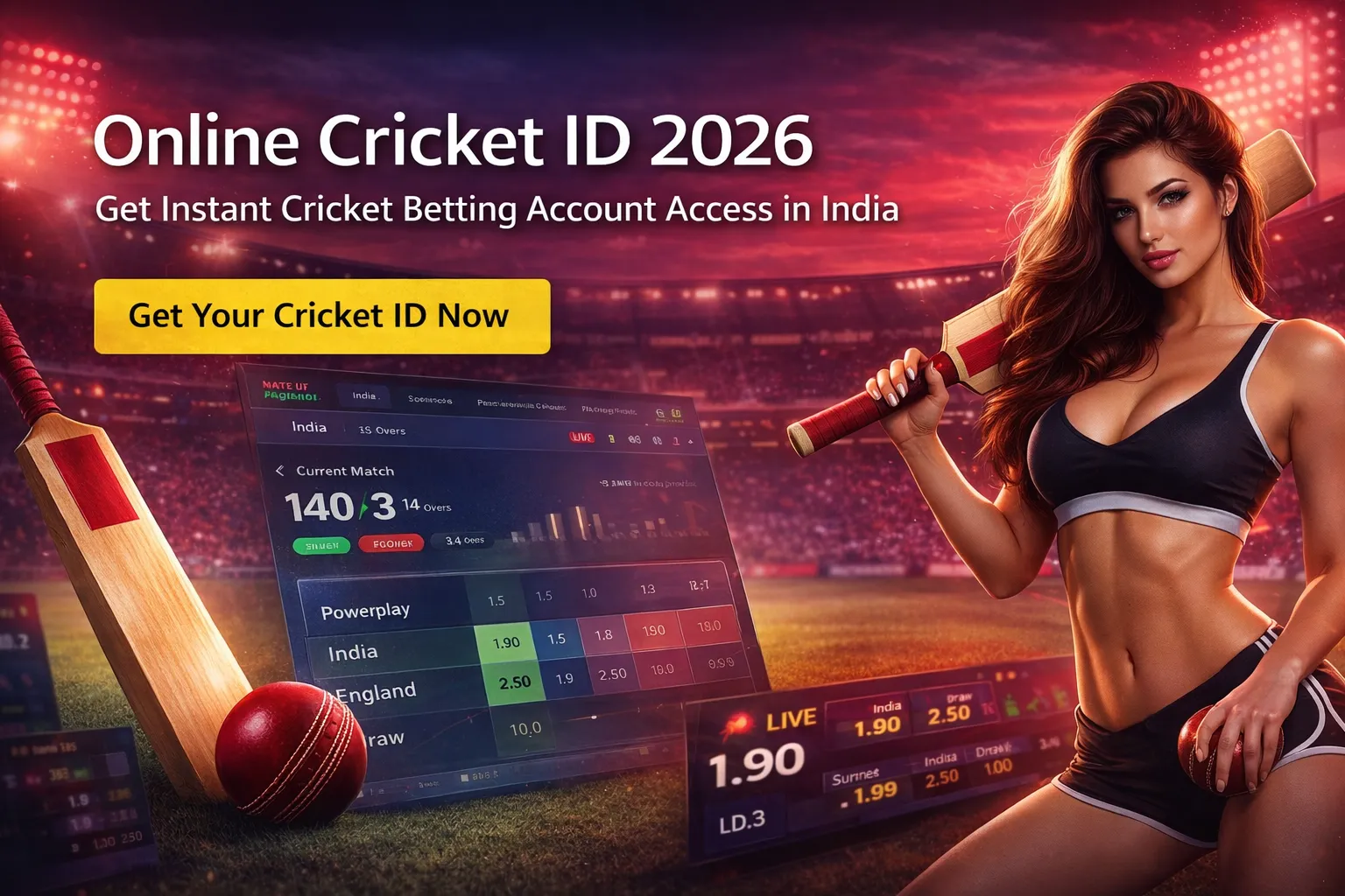 Online Cricket ID 2026 – Get Instant Cricket Betting Account Access in India